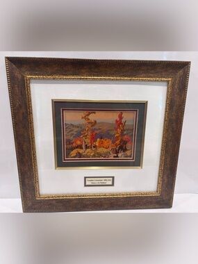 Framed Franklin Carmichael “Autumn in the Northland” print- Group of Seven art